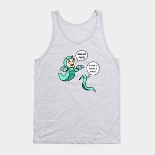 Funny boy snake costume Tank Top